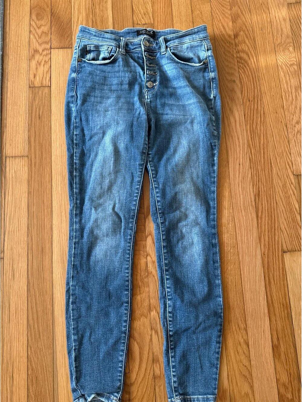 Judy Blue Button Fly Jeans 7/28 Style JB82319MD